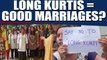 St. Francis College for women students hold protest against Kurti dress code |OneIndia News