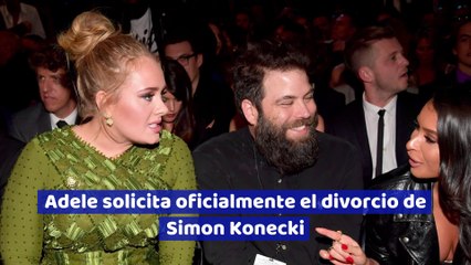 Adele solicita oficialmente el divorcio de Simon Konecki