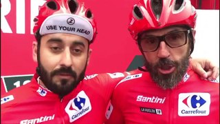 Javi Sancho y Santi Millán en La Vuelta