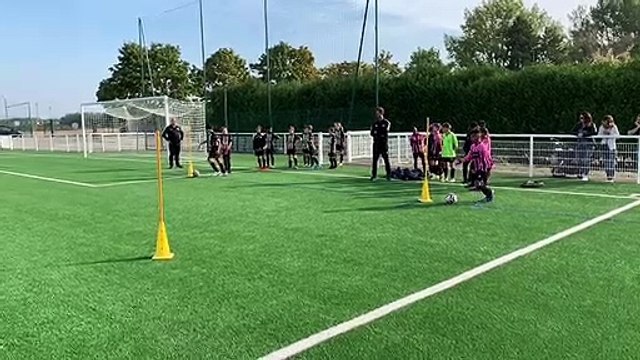 Rentrée du foot U10-U11 2019 défi technique interclubs F.C PARISIS - MAURECOURT