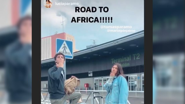 María García y Tomás Páramo comienzan su africana luna de miel