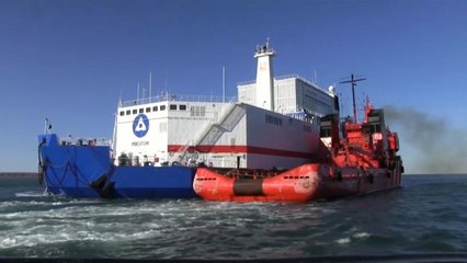 Primeira central nuclear flutuante russa chegou à Sibéria