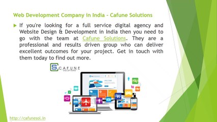 Web Development Company in India - Cafune Solutions