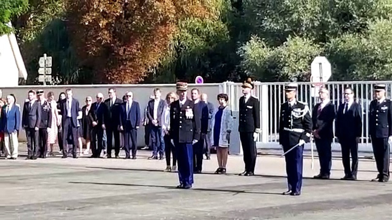 Prise de commandement du colonel Mark Evans