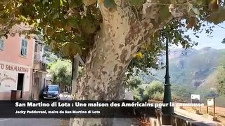 San Martino di Lota : une maison des Américains pour la commune