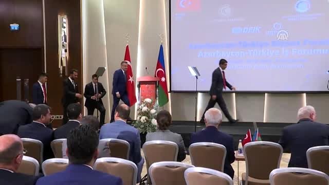 Cumhurbaşkanı Yardımcısı Oktay, Türkiye-Azerbaycan İş Forumu'na katıldı
