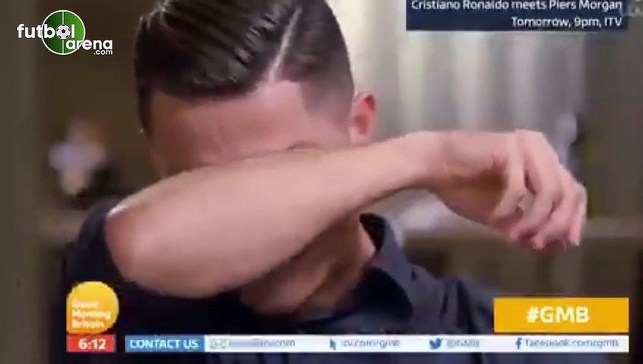 Ronaldo gözyaşlarını tutamadı