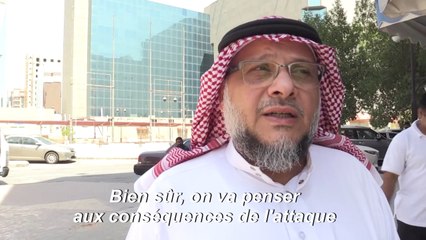 Des habitants de Riyad réagissent aux attaques contre les installations pétrolières d'Aramco