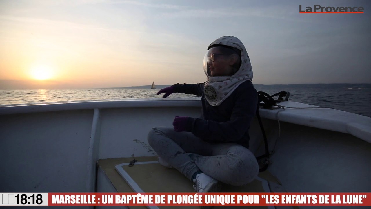 Le 18:18 - La belle histoire : ces enfants malades, obligés de vivre cachés du soleil, ont effectué leur baptême de plongée à Marseille