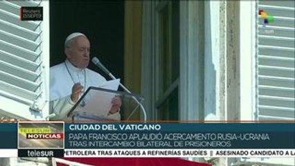 Download Video: Aplaude Papa Francisco intercambio de prisioneros Rusia-Ucrania