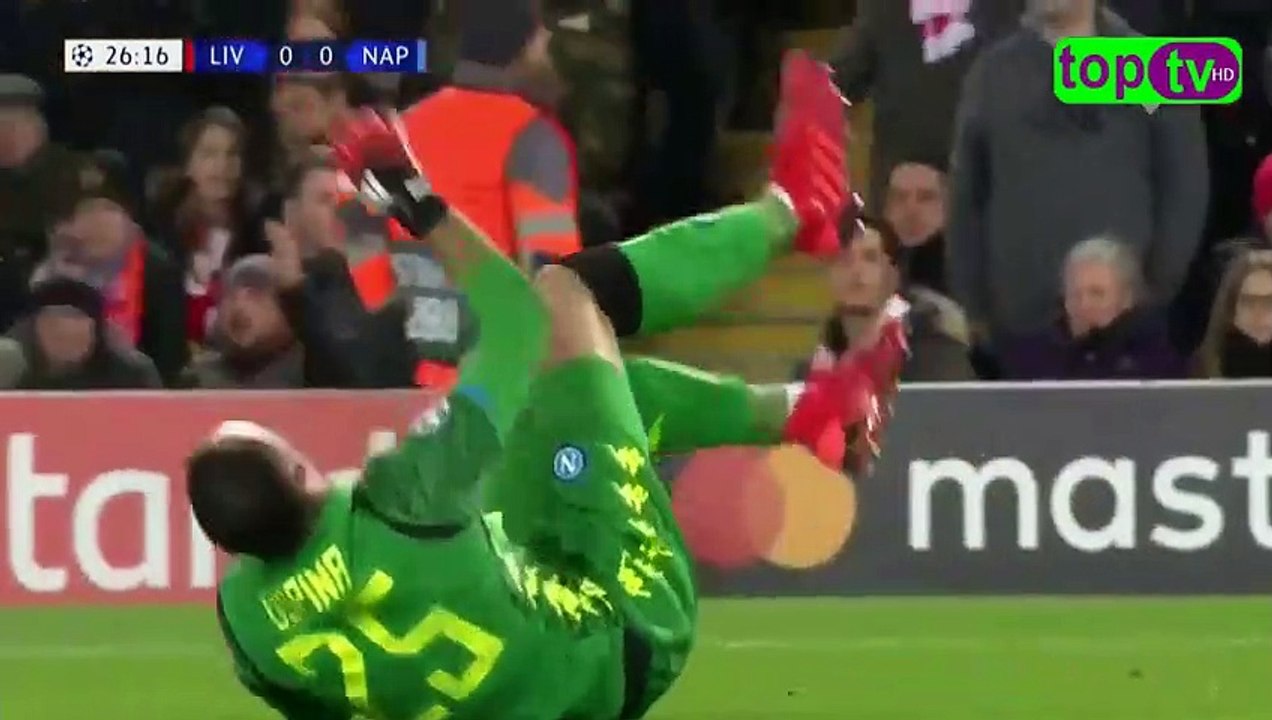 ملخص مباراة ليفربوووول ونابوووولي 1-0 - مباراة الاهداف الضائعة- مباراة الانتقام والجنون