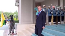 Cumhurbaşkanı Erdoğan, Rusya Devlet Başkanı Putin'i Çankaya Köşkü'nde kabul etti