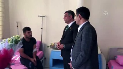 Kulp'taki terör saldırısı - CHP Elazığ Milletvekili Erol yaralıları ziyaret etti