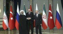 Son dakika: Türkiye, Rusya ve İran arasındaki üçlü zirve ortak açıklamayla başladı