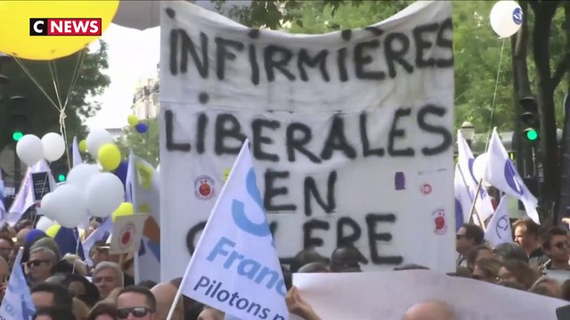 Réforme des retraites : les professions libérales manifestent