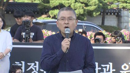 '삭발' 황교안 "조국, 사퇴해야...투쟁 멈추지 않을 것" / YTN