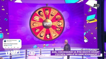 Cyril Hanouna lance le nouveau jeu : "La roue Manoff" avec Anne Roumanoff