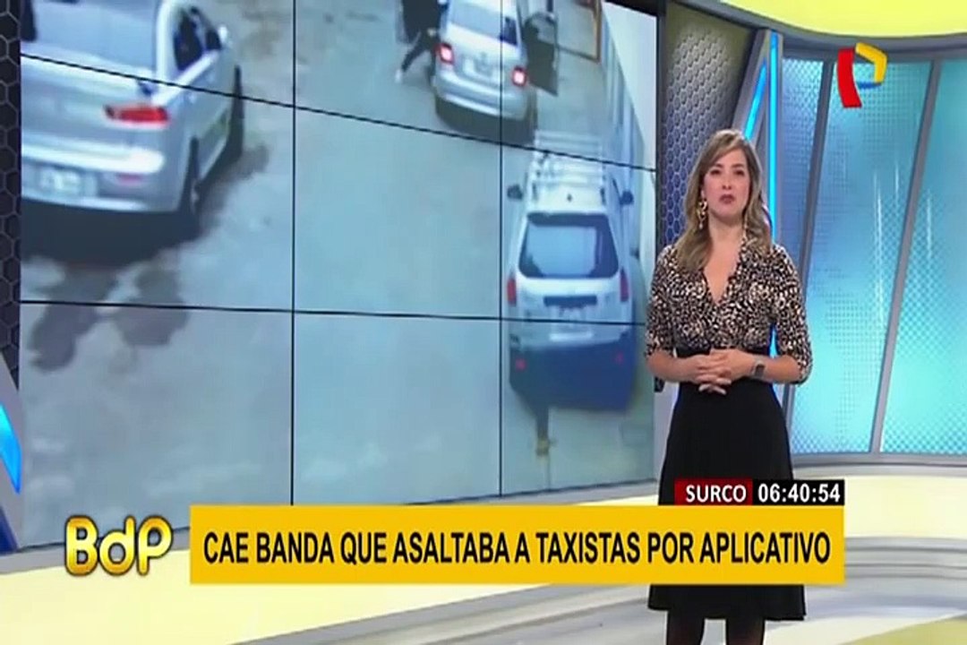 Surco: miembros de banda que asaltaban taxistas por aplicativo eran menores de edad