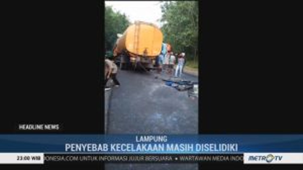 Tabrakan Bus dan Truk Tangki di Jalinsum, 8 Orang Tewas