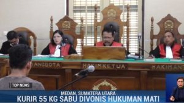 PN Medan Vonis Mati Kurir Narkoba