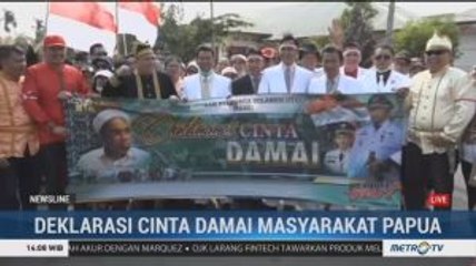 Deklarasi Cinta Damai Masyarakat Papua
