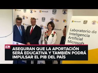 UNAM y Microsoft crearán laboratorio de inteligencia artificial