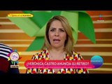 ¡Verónica Castro anuncia su retiro! | Sale el Sol