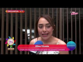 Elisa Vicedo le responde a Eduardo Carabajal tras declararse inocente | Sale el Sol