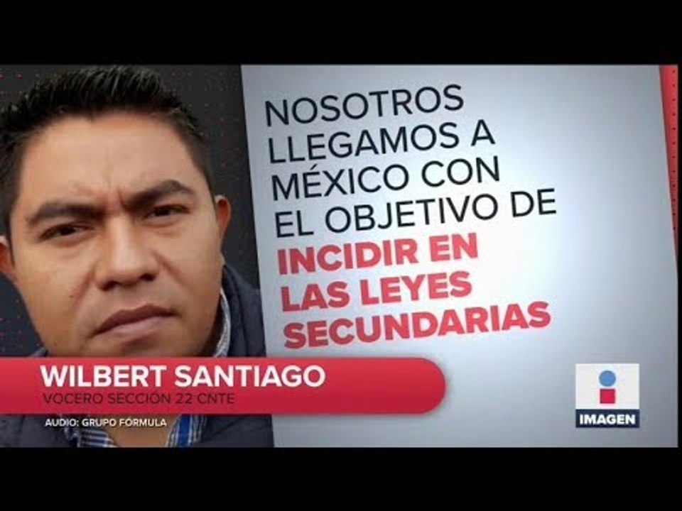 Vocero de la CNTE responde a AMLO por plazas a normalistas | Noticias con Ciro Gómez Leyva