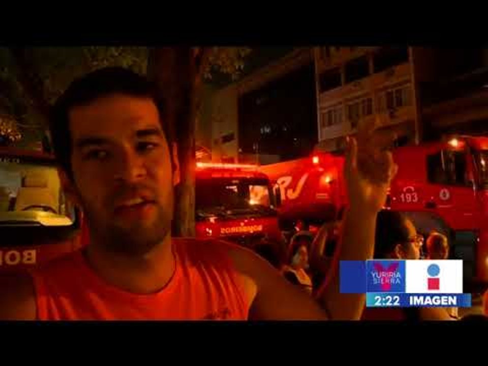 ¡Ya son 11 los muertos por incendio en hospital de Río de Janeiro! | Noticias con Yuriria Sierra