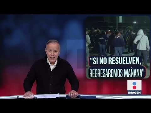 ¿Qué opinan los afectados del bloqueo de policías al AICM? | Noticias con Ciro Gómez Leyva