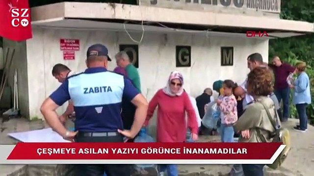 Şifalı su diye bilinen kaynak mühürlendi