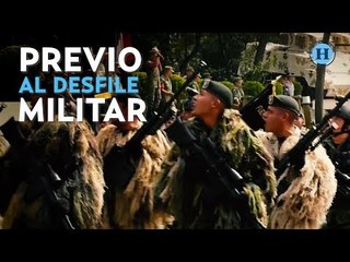 Previo al Desfile Militar 2019