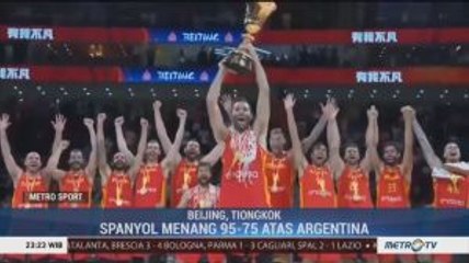 Spanyol Menang 95-75 atas Argentina di FIBA World Cup 2019