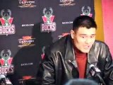NBA  Interview with Yao Ming and Yi Jianlian