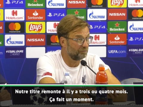 Groupe E - Klopp : ''Aucun fardeau sur nos épaules !''
