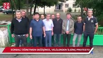 Sürekli öğretmen değişince, velilerden ilginç protesto