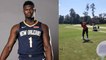 Zion Williamson BREAKS Golf Club During Pelicans Outing, Confirms Team Is Competing To Win NBA Title