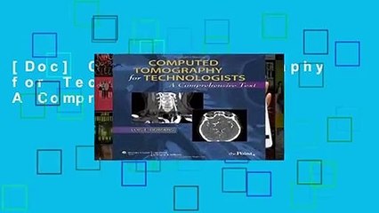 [Doc] Computed Tomography for Technologists: A Comprehensive Text