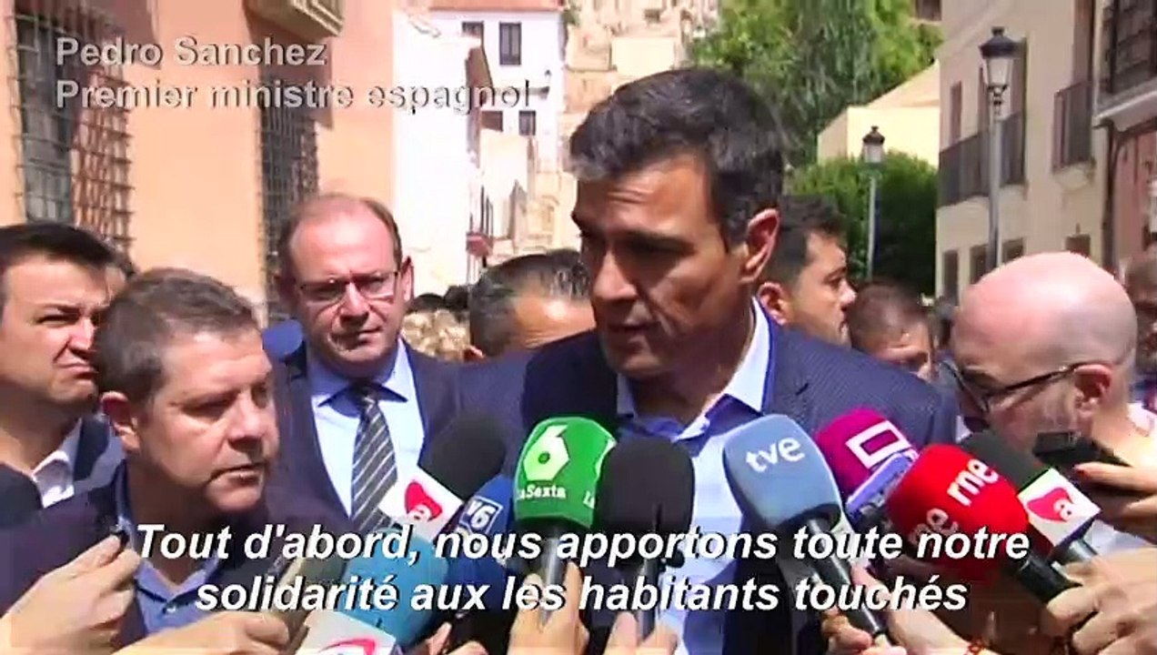 Espagne: "Toutes les ressources matérielles et humaines" sont mobilisées pour aider les zones inondées (Sanchez)