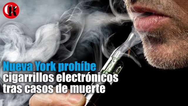 Nueva York prohíbe cigarrillos electrónicos tras casos de muerte