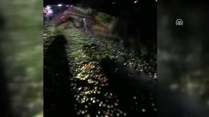 Domates yüklü traktör tırla çarpıştı: 1 ölü