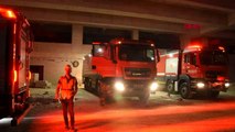 İzmir'de, bayraklı şehir hastanesi inşaatında yangın