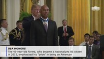 Baseball legend Mariano Rivera receives Medal of Freedom from Trump