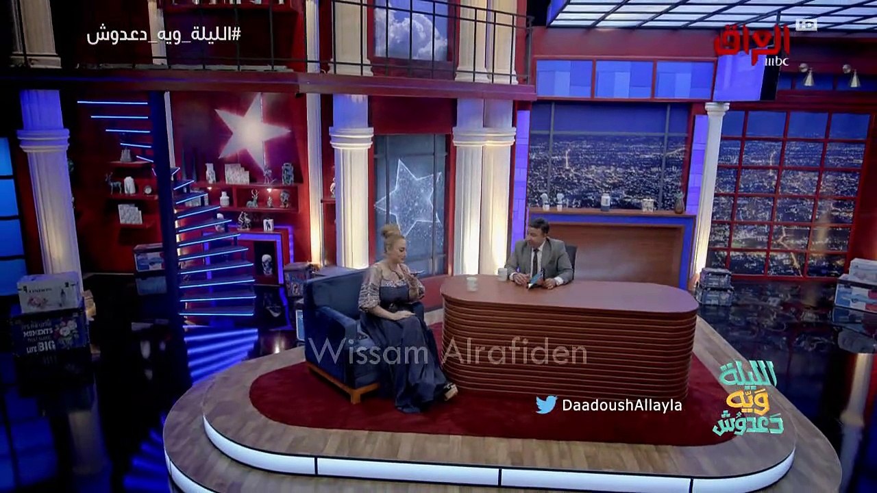 اتصال الفنانه ميس كمر بالفنانه الكويتيه هند البلوشي في برنامج  الليله ويه  دعدوش