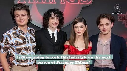 "Stranger Things’" Joe Keery cut his signature hairstyle into bangs and everyone is freaking out