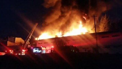 Incendio al norte de Quito, sector Parque de los Recuerdos