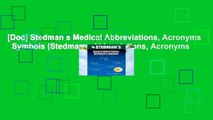 [Doc] Stedman s Medical Abbreviations, Acronyms   Symbols (Stedman s Abbreviations, Acronyms