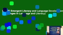 [FREE] Emergent Literacy and Language Development (Challenges in Language and Literacy)