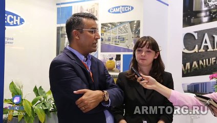Dhananjay Choudhary Camtech Manufacturing MD Interview at MIOGE expo in Moscow